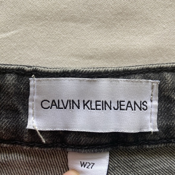 Calvin Klein Mom Jeans Size 27 gray wash - Picture 5 of 8